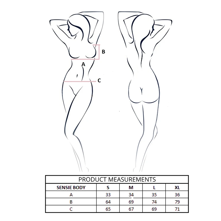 PASSION - SENSIE BODY TEAL S/M